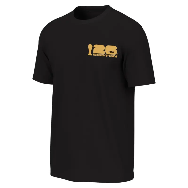 Australia National Team Store – 2026 World Cup Boston Poster Black T-Shirt – Unisex Football Gear Selection