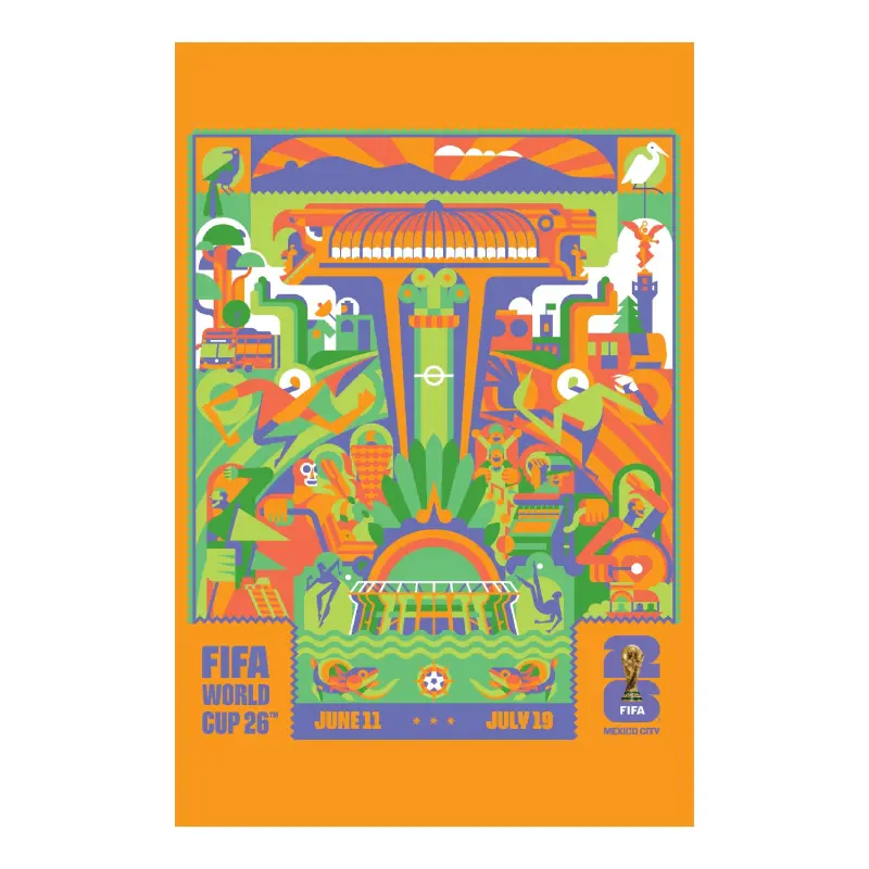 Australia National Team Store – 2026 World Cup Mexico City Host City Poster Football Gear Selection