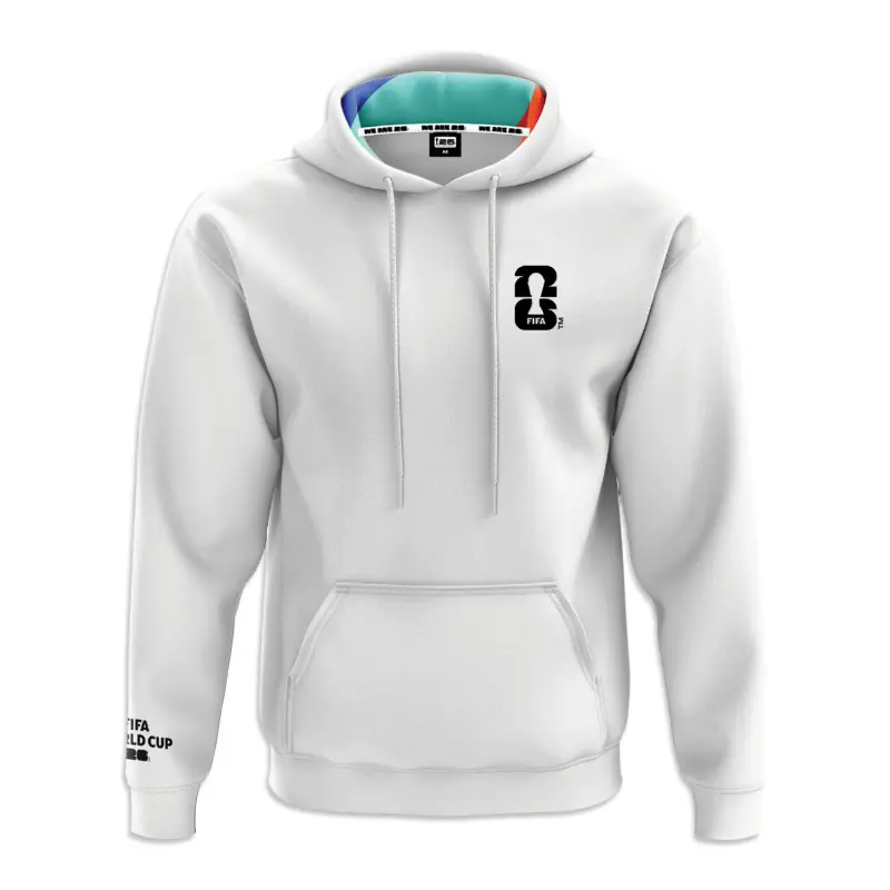 Australia National Team Store – 2026 World Cup Pattern White Hoodie – Unisex Football Gear Selection