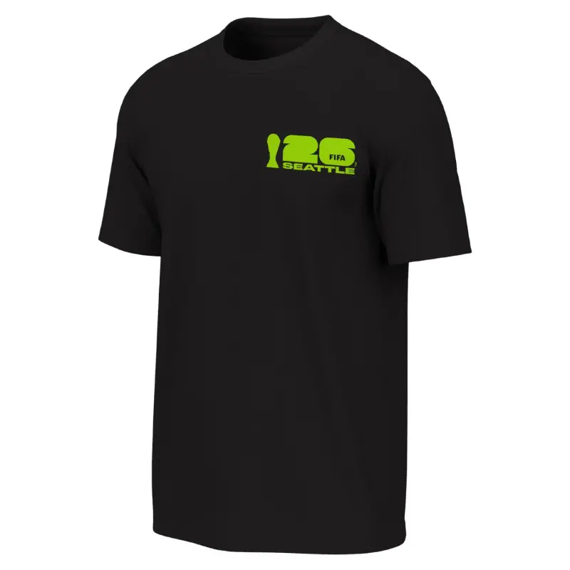 Australia National Team Store – 2026 World Cup Seattle Poster Black T-Shirt – Unisex Football Gear Selection