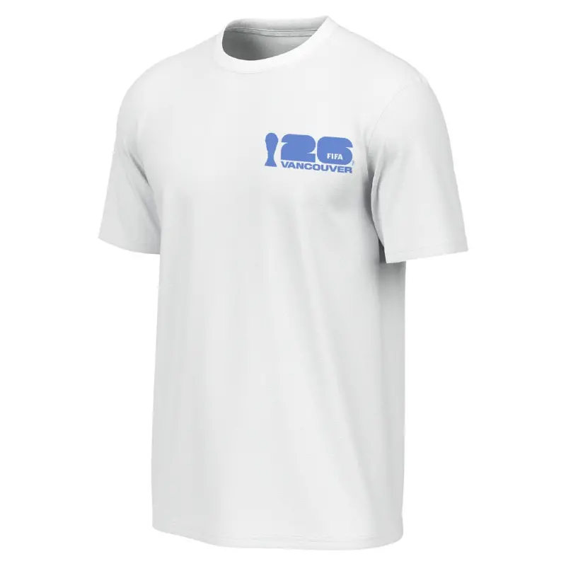 Australia National Team Store – 2026 World Cup Vancouver Poster White T-Shirt [FRE] – Unisex Football Gear Selection