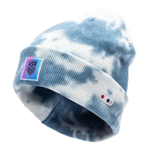 Australia National Team Store – Adult Fan Ink USMNT Psychedelic Knit Beanie Football Gear Selection