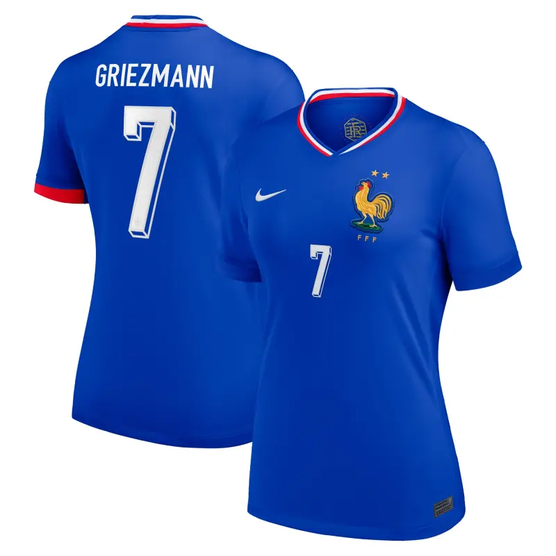 Australia National Team Store – Antoine Griezmann France National Team Nike Women’s 2024 Home Replica Jersey – Blue Football Gear Selection