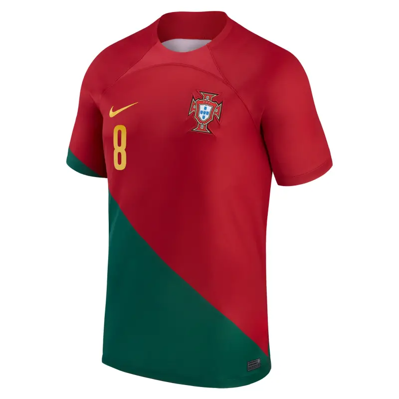 Australia National Team Store – Bruno Fernandes Portugal National Team Nike 2022/23 Home Breathe Stadium Replica Player Jersey – Red Football Gear Selection