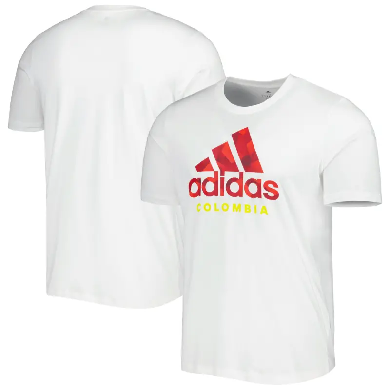 Australia National Team Store – Colombia National Team adidas DNA Graphic T-Shirt – White Football Gear Selection