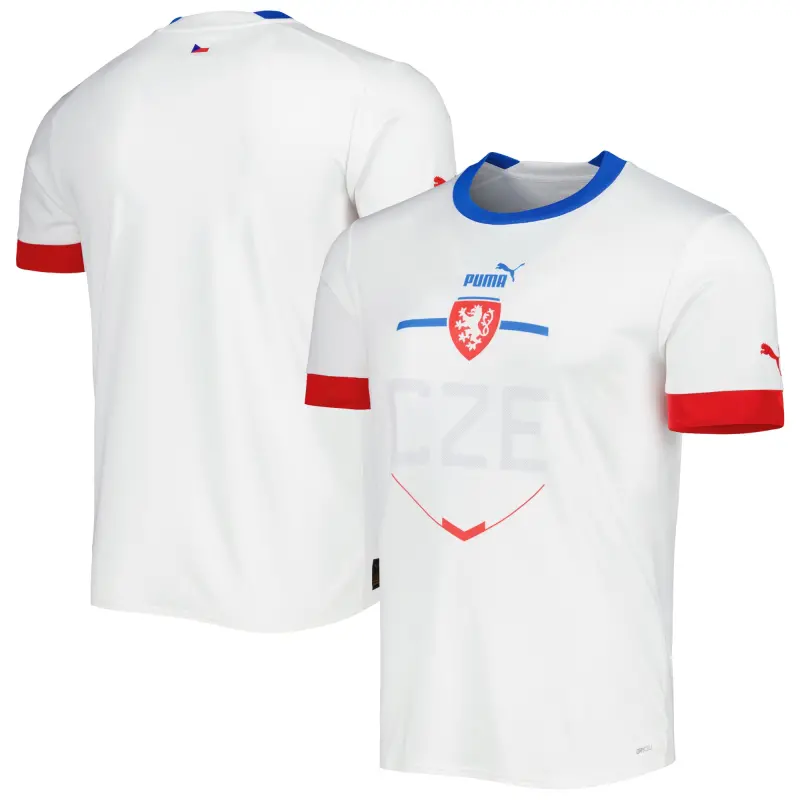 Australia National Team Store – Czech Republic National Team Puma 2022/23 Away Replica Jersey – White Football Gear Selection