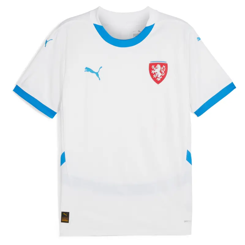 Australia National Team Store – Czech Republic National Team Puma 2024 Away Replica Jersey – White Football Gear Selection