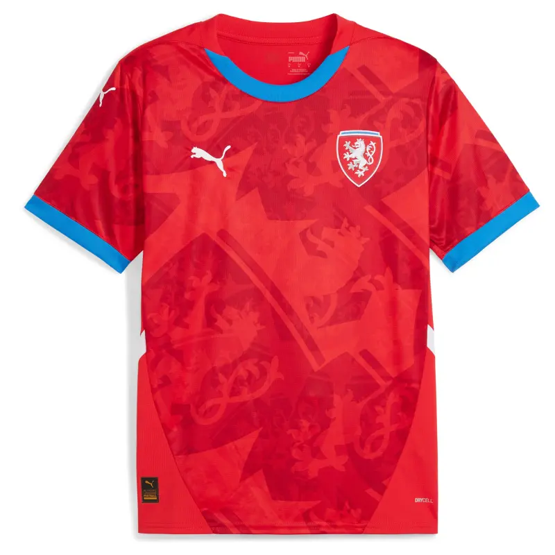 Australia National Team Store – Czech Republic National Team Puma 2024 Home Replica Jersey – Red Football Gear Selection
