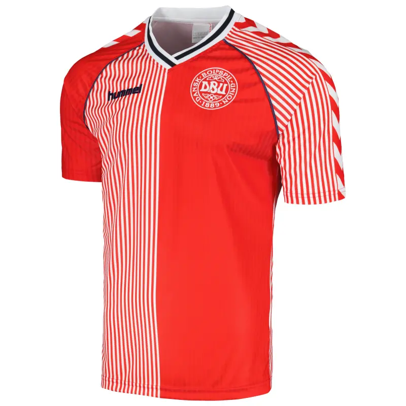 Australia National Team Store – Denmark National Team 1986 Home Replica Jersey – Red Football Gear Selection