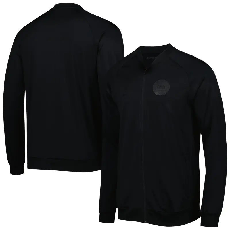 Australia National Team Store – Denmark National Team Hummel Line Up Raglan Full-Zip Jacket – Black Football Gear Selection