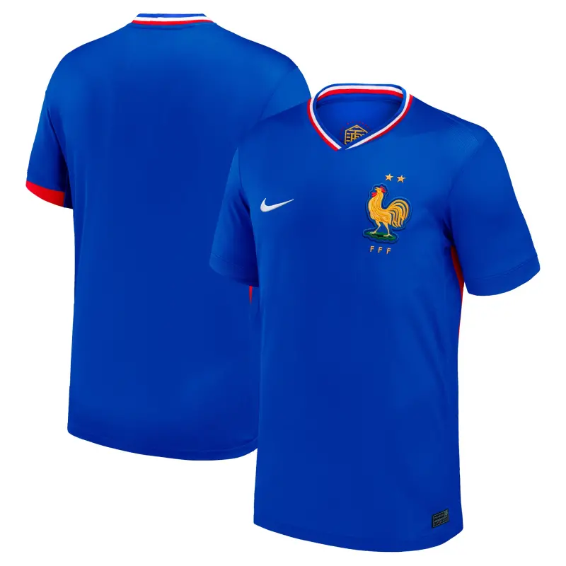 Australia National Team Store – France National Team Nike 2024 Home Replica Blank Jersey – Blue Football Gear Selection