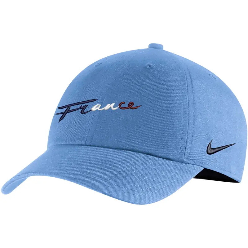 Australia National Team Store – France National Team Nike Campus Performance Adjustable Hat – Blue Football Gear Selection