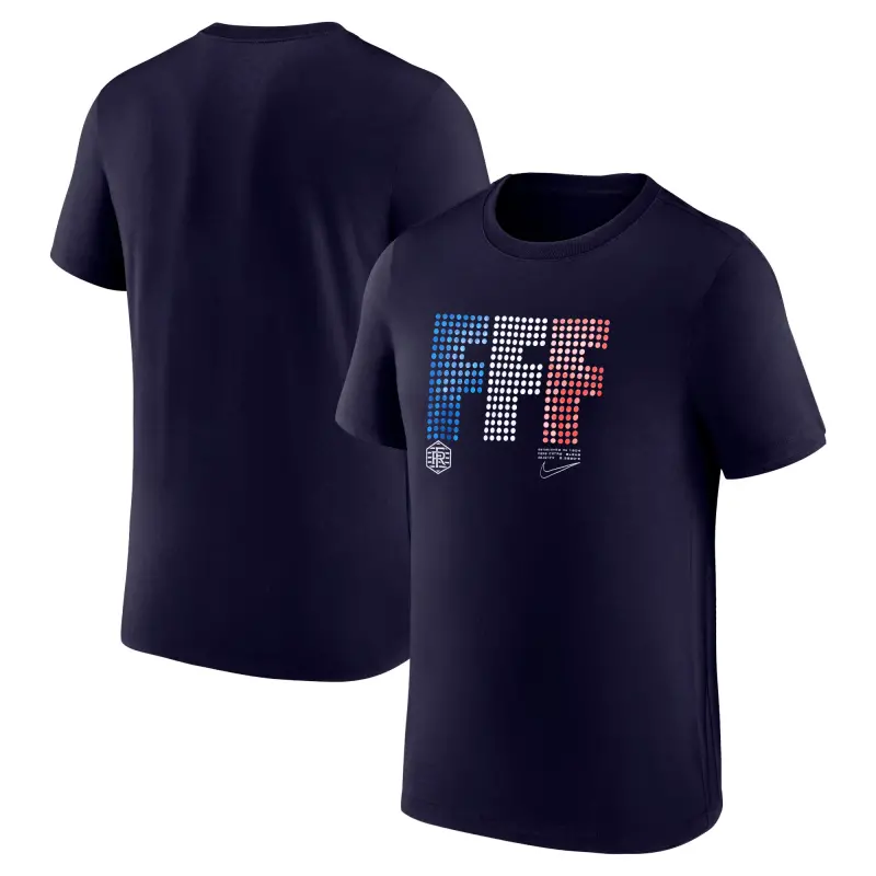 Australia National Team Store – France National Team Nike Lights T-Shirt – Navy Football Gear Selection