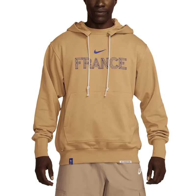 Australia National Team Store – France National Team Nike Standard Issue Pullover Hoodie – Gold Football Gear Selection