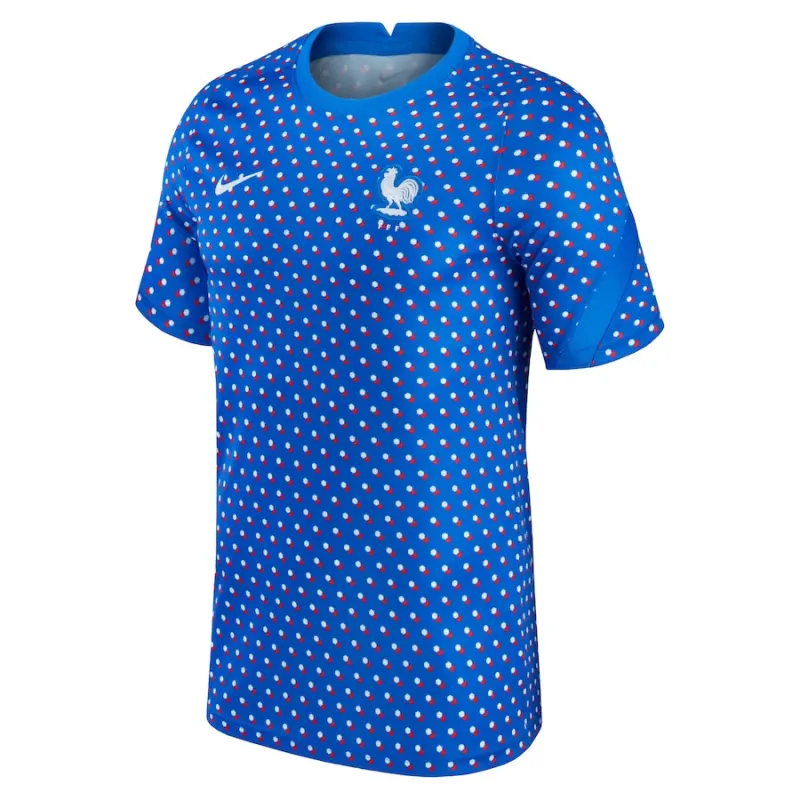 Australia National Team Store – France Women’s National Team Nike 2021/22 Pre-Match Top – Blue Football Gear Selection