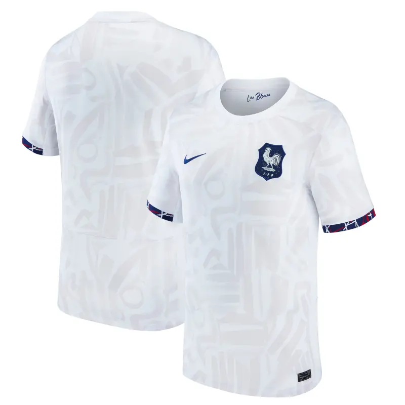 Australia National Team Store – France Women’s National Team Nike 2023 Away Stadium Replica Jersey – White Football Gear Selection