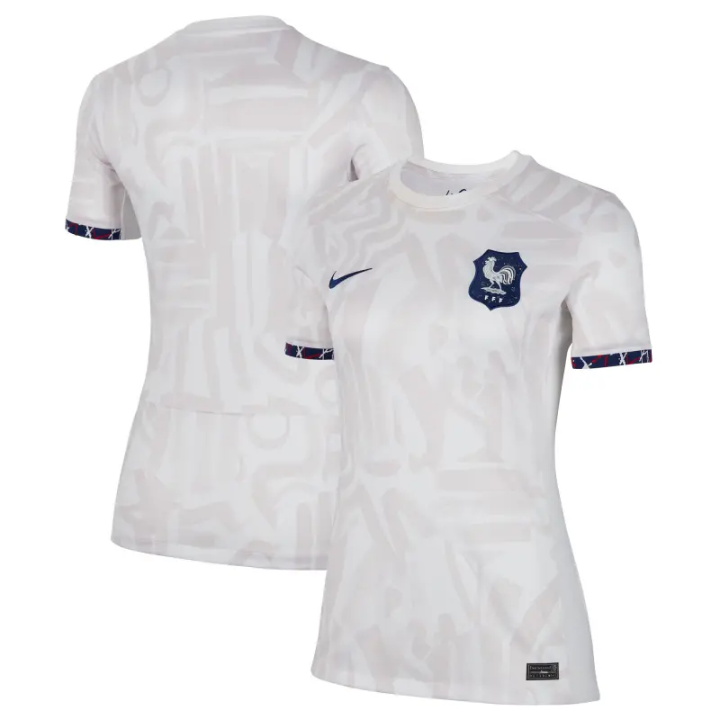 Australia National Team Store – France Women’s National Team Nike Women’s 2023 Away Stadium Replica Jersey – White Football Gear Selection
