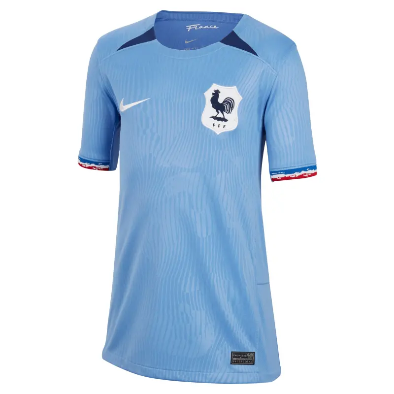 Australia National Team Store – France Women’s National Team Nike Youth 2023 Home Stadium Replica Jersey – Blue Football Gear Selection