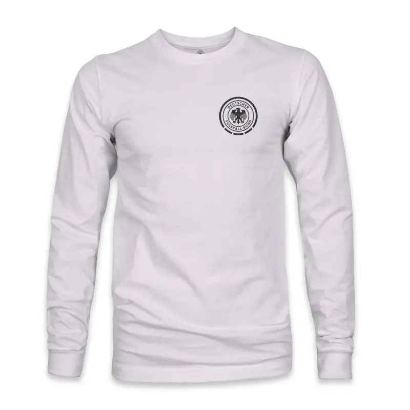 Australia National Team Store – Germany National Team 1863FC Team Arch Long Sleeve T-Shirt – Silver Football Gear Selection