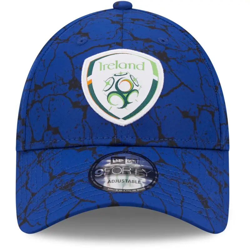 Australia National Team Store – Ireland National Team New Era Marble 9FORTY Adjustable Hat – Blue Football Gear Selection