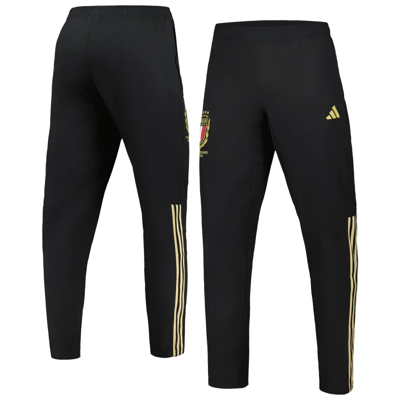 Australia National Team Store – Italy National Team adidas 125th Anniversary Pants – Black Football Gear Selection