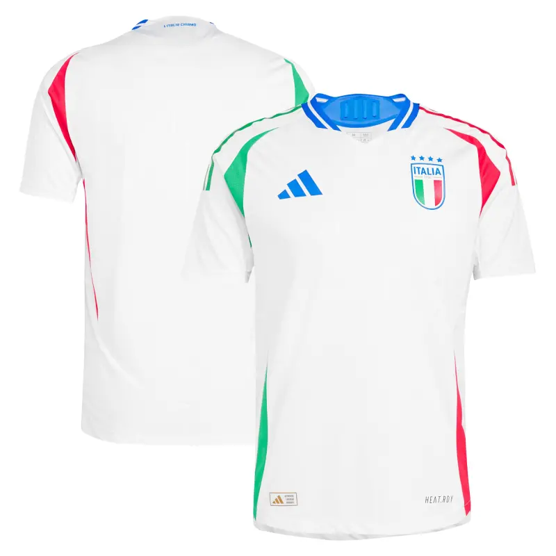 Australia National Team Store – Italy National Team adidas 2024 Away Authentic Jersey – White Football Gear Selection