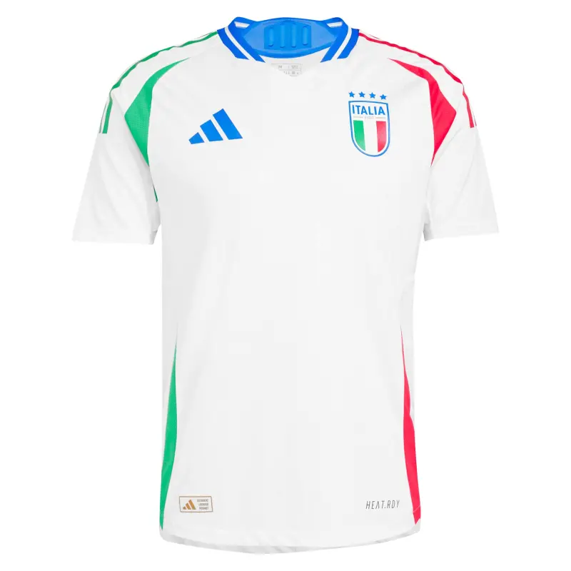 Australia National Team Store – Italy National Team adidas 2024 Away Authentic Jersey – White Football Gear Selection