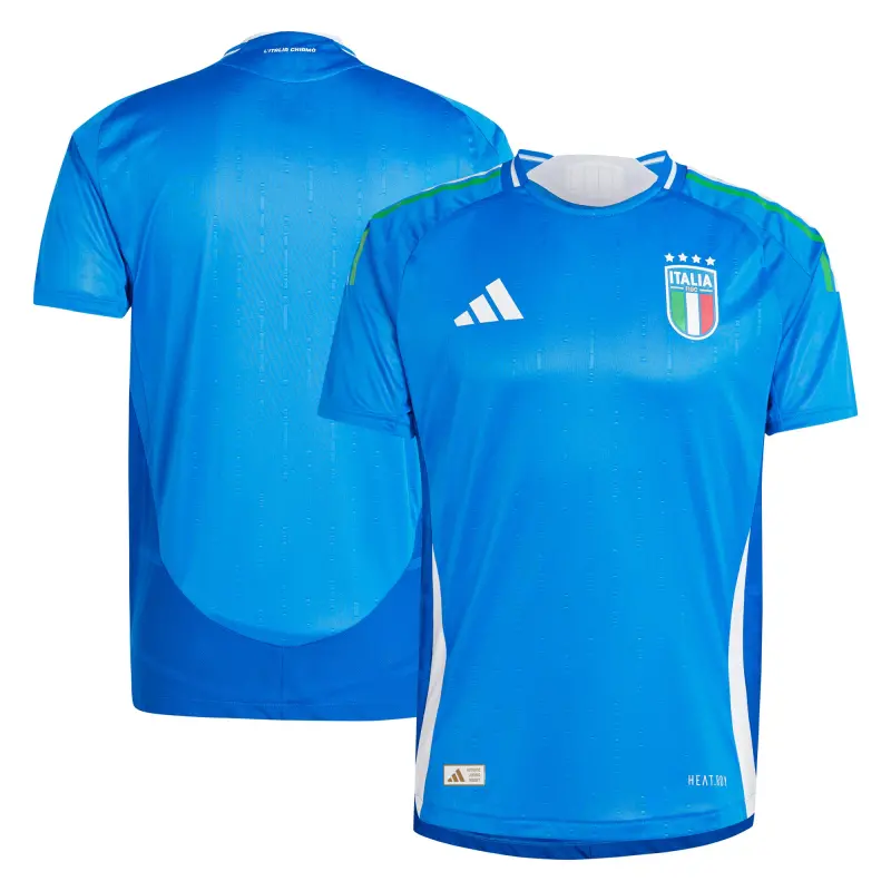 Australia National Team Store – Italy National Team adidas 2024 Home Authentic Jersey – Blue Football Gear Selection