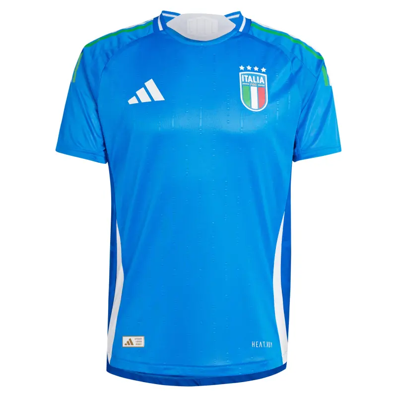 Australia National Team Store – Italy National Team adidas 2024 Home Authentic Jersey – Blue Football Gear Selection