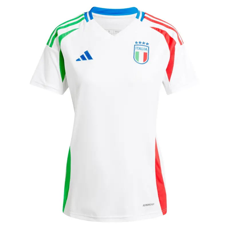 Australia National Team Store – Italy National Team adidas Women’s 2024 Away Replica Jersey – White Football Gear Selection