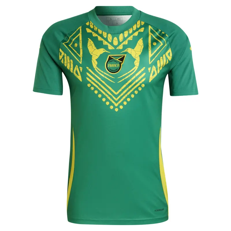Australia National Team Store – Jamaica National Team adidas 2024 Pre-Match Top – Green Football Gear Selection