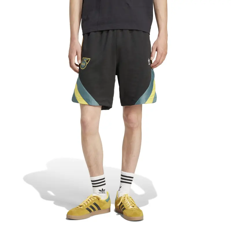 Australia National Team Store – Jamaica National Team adidas Originals Lifestyler Shorts – Black Football Gear Selection