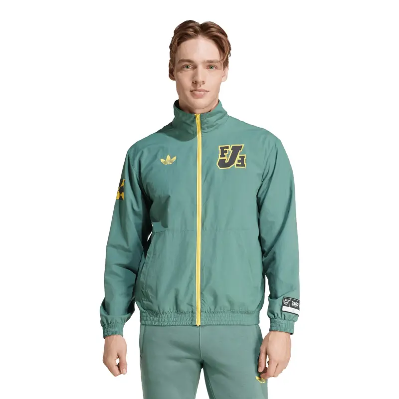 Australia National Team Store – Jamaica National Team adidas Varsity Pack Full-Zip Track Top – Green Football Gear Selection