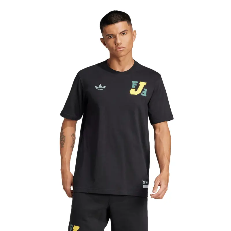 Australia National Team Store – Jamaica National Team adidas Varsity Pack T-Shirt – Black Football Gear Selection