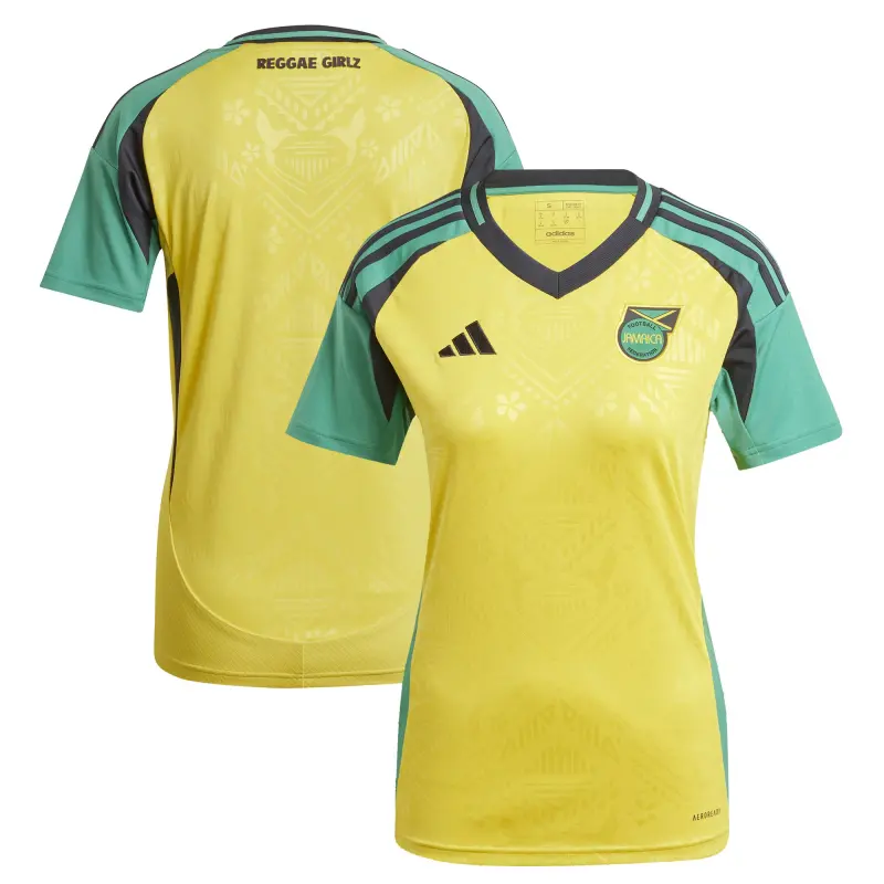 Australia National Team Store – Jamaica National Team adidas Women’s 2024 Home Replica Jersey – Yellow Football Gear Selection