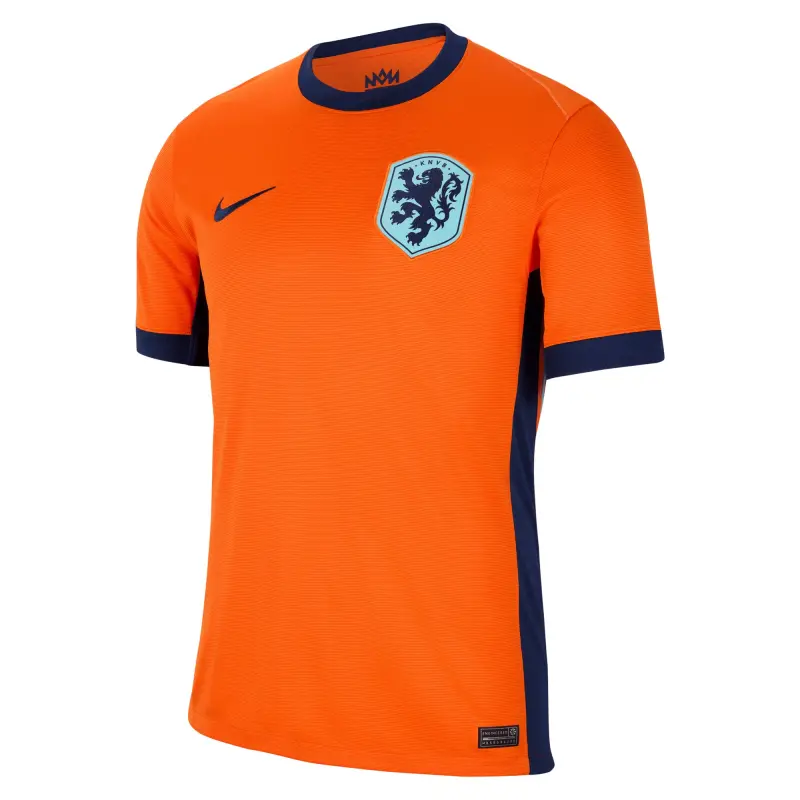 Australia National Team Store – Netherlands National Team Nike 2024 Home Replica Blank Jersey – Orange Football Gear Selection