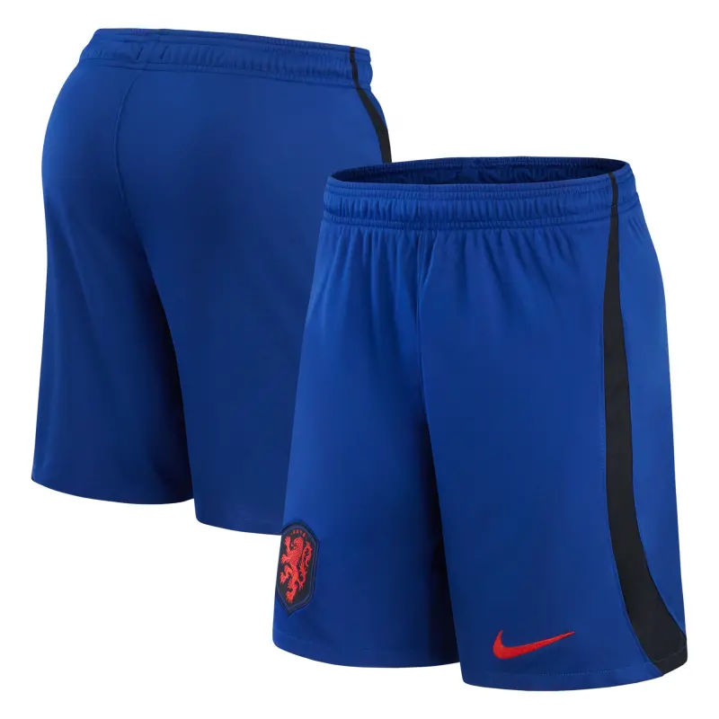 Australia National Team Store – Netherlands National Team Nike Away Performance Stadium Shorts – Royal Football Gear Selection