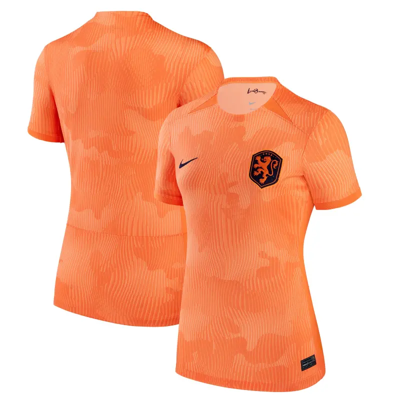 Australia National Team Store – Netherlands Women’s National Team Nike Women’s 2023 Home Stadium Replica Jersey – Orange Football Gear Selection
