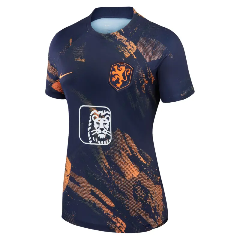 Australia National Team Store – Netherlands Women’s National Team Nike Women’s 2023 Pre-Match Top – Navy Football Gear Selection
