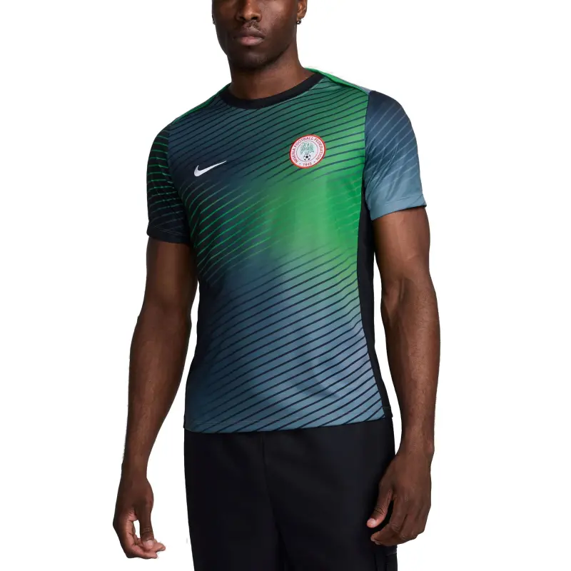 Australia National Team Store – Nigeria National Team Nike 2024 Academy Pro Pre-Match Top – Gray Football Gear Selection