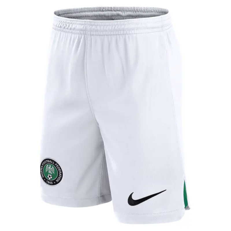 Australia National Team Store – Nigeria National Team Nike Away Performance Stadium Shorts – White Football Gear Selection