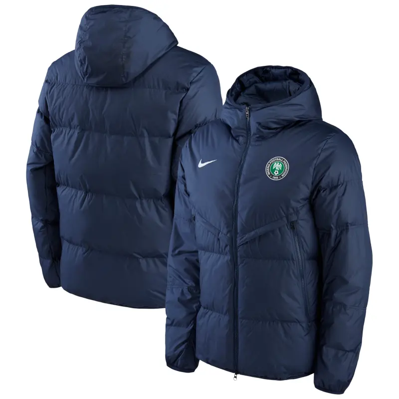 Australia National Team Store – Nigeria National Team Nike Strike Hoodie Full-Zip Jacket – Navy Football Gear Selection