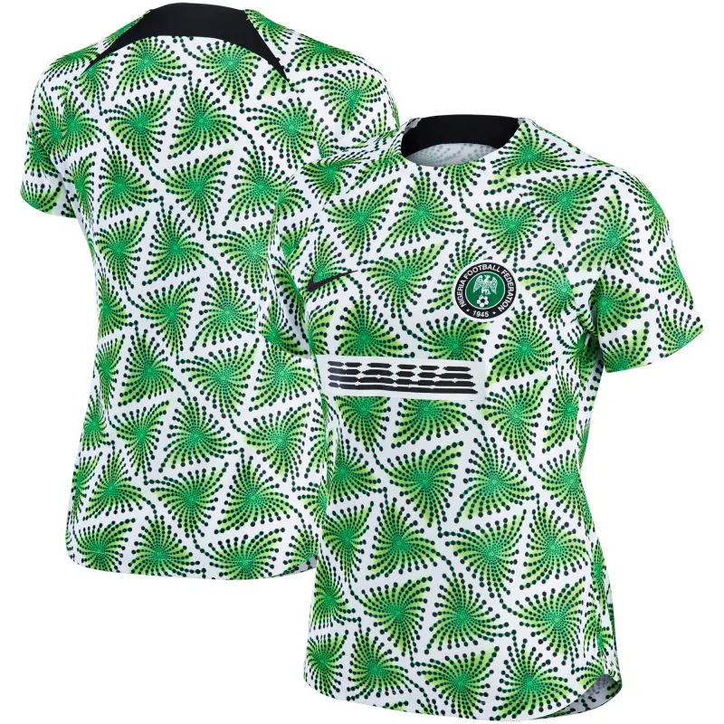 Australia National Team Store – Nigeria National Team Nike Women’s 2022 Pre-Match Top – Green Football Gear Selection