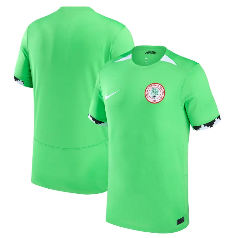Australia National Team Store – Nigeria Women’s National Team Nike 2023 Home Stadium Replica Jersey – Green Football Gear Selection