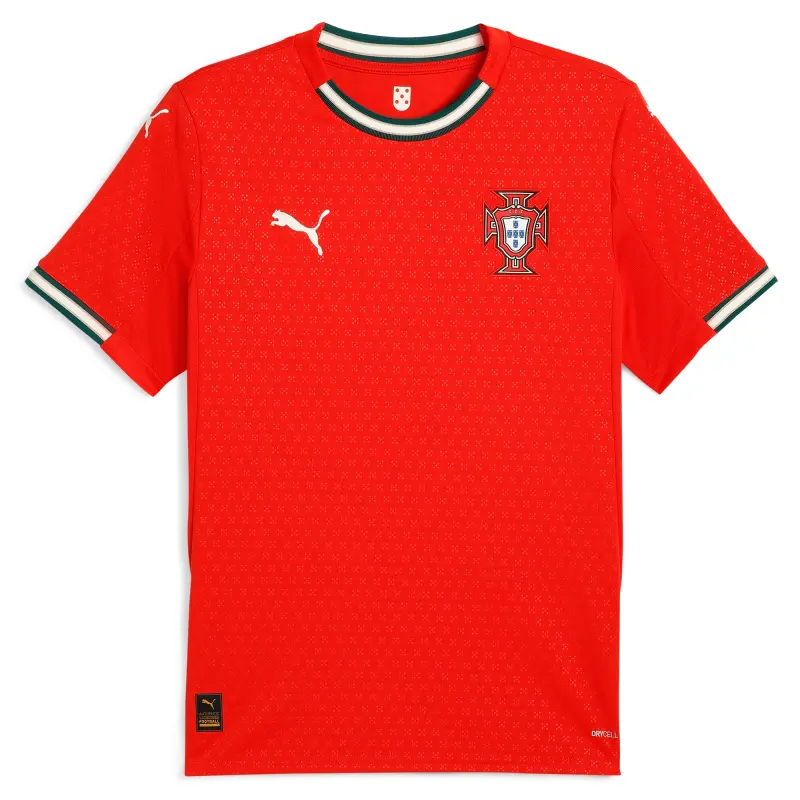 Australia National Team Store – Portugal National Team Puma 2025 Home Replica Jersey – Red Football Gear Selection
