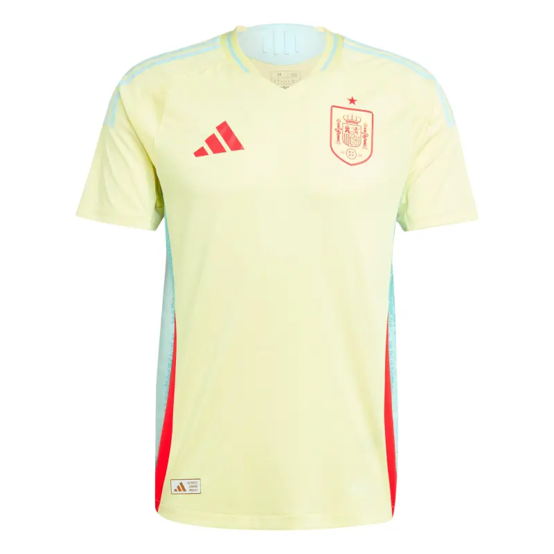 Australia National Team Store – Spain National Team adidas 2024 Away Authentic Jersey – Yellow Football Gear Selection