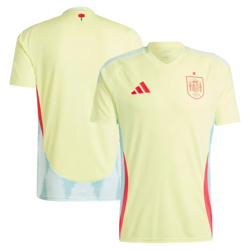 Australia National Team Store – Spain National Team adidas 2024 Away Replica Jersey – Yellow Football Gear Selection