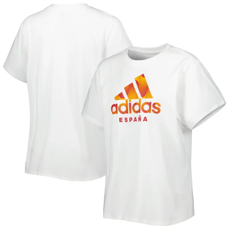 Australia National Team Store – Spain National Team adidas Women’s DNA T-Shirt – White Football Gear Selection