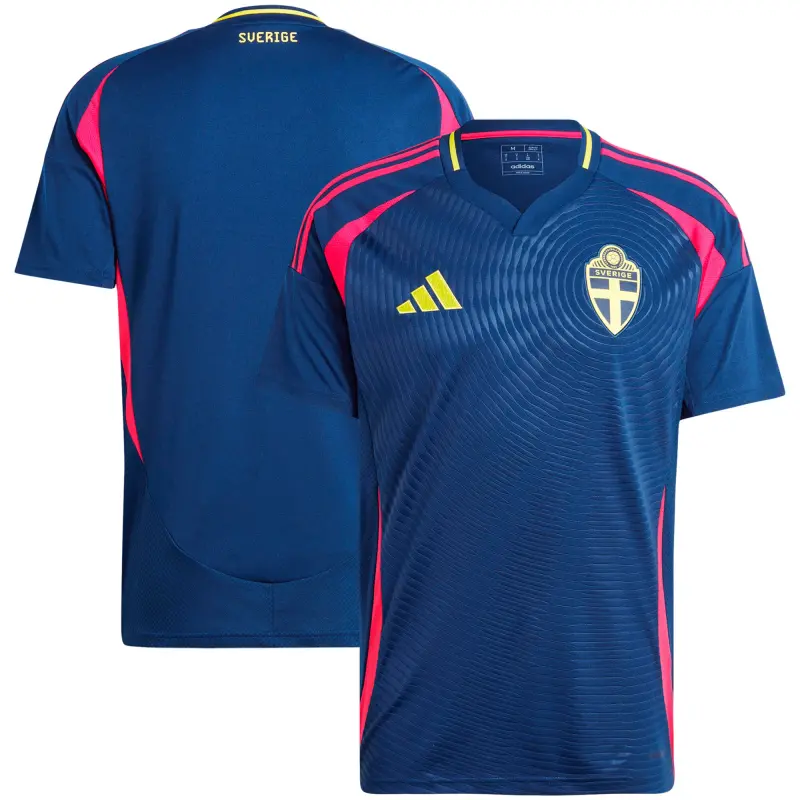 Australia National Team Store – Sweden National Team adidas 2024 Away Replica Jersey – Navy Football Gear Selection