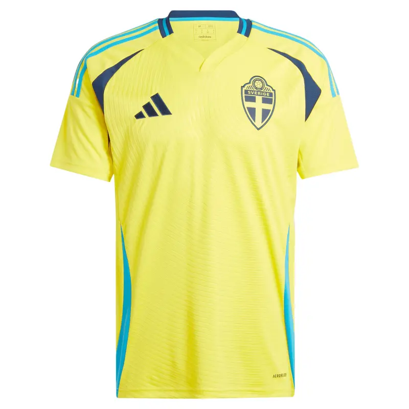 Australia National Team Store – Sweden National Team adidas 2024 Home Replica Jersey – Yellow Football Gear Selection